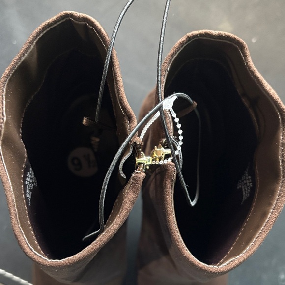 Nine West Dark Brown Ankle Booties - Picture 4 of 5